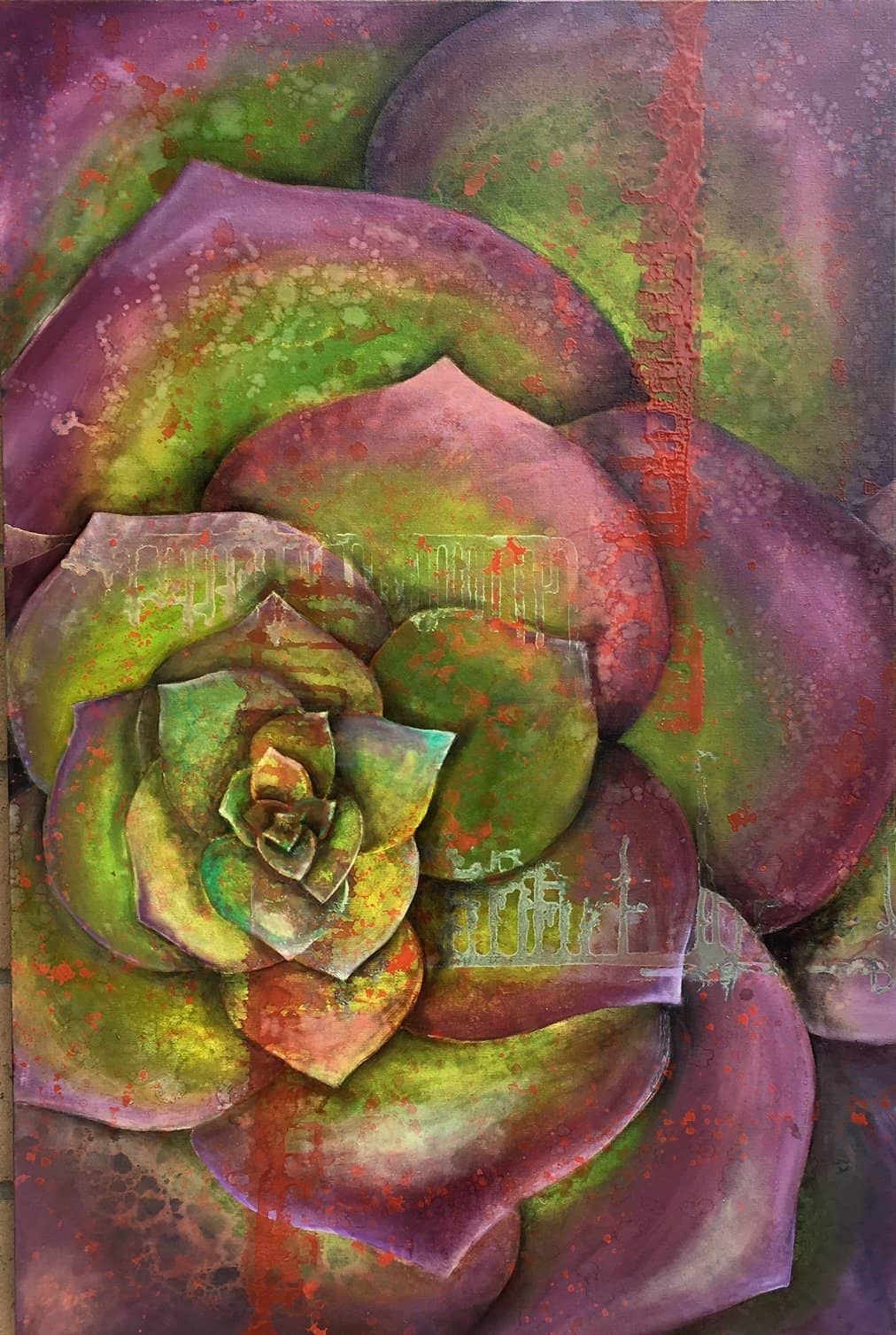 Purple Green by Ansley Pye